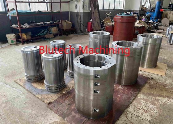 cylindres hydrauliques faits sur commande de 250mm pour la presse chaude de lumière du jour de parquet multi de meubles
